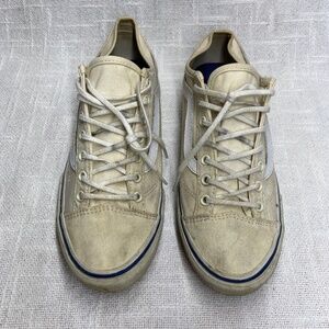 Vans Worn-In Cream / Off-White Lace Up Sneaker - Size 9 Womens